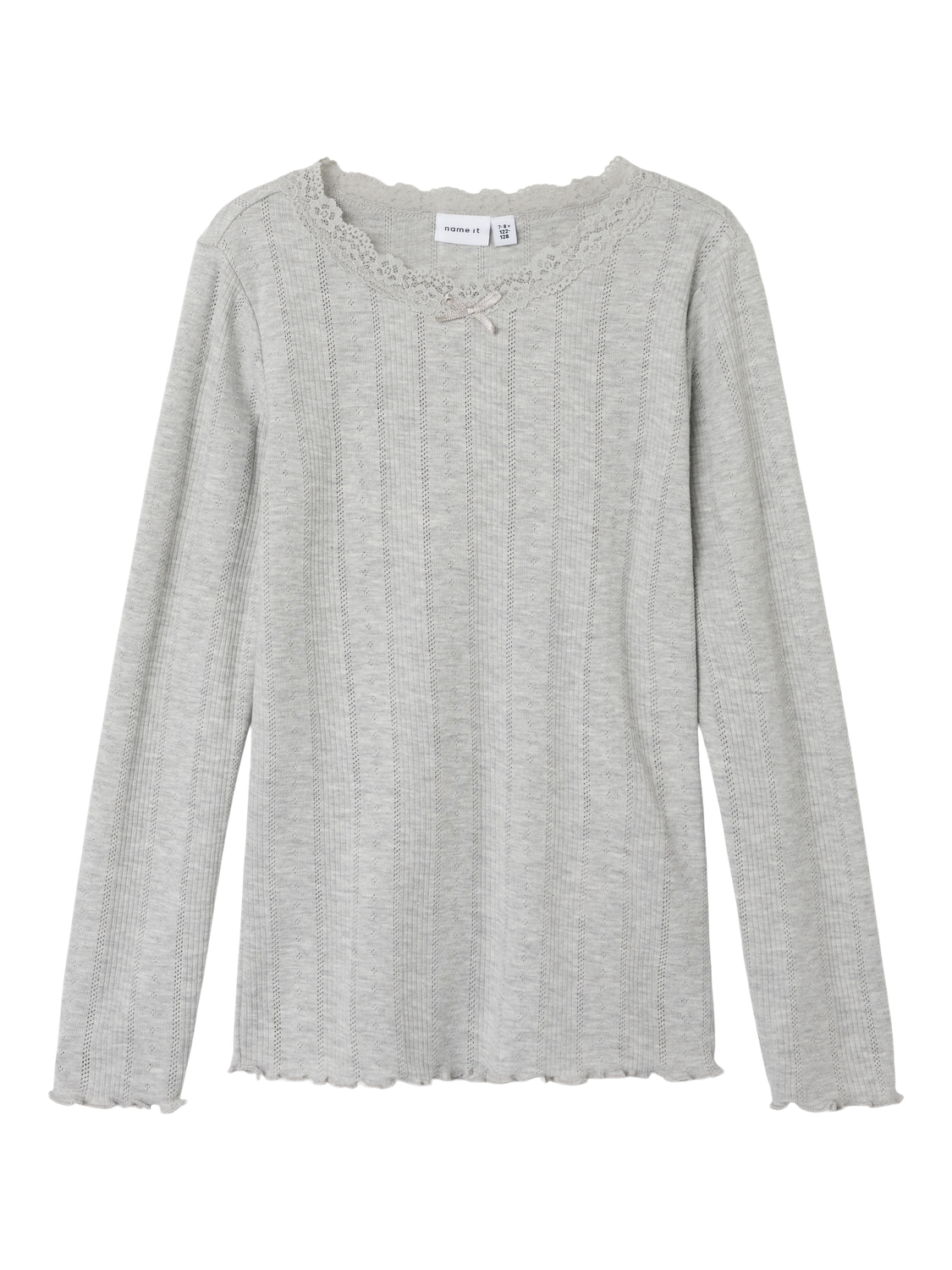 NKFFREDA T-Shirt - Grey Melange